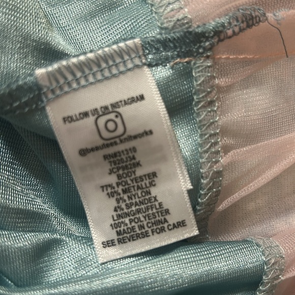 Beautees Blue Floral Kids Dress 8 - Picture 5 of 5